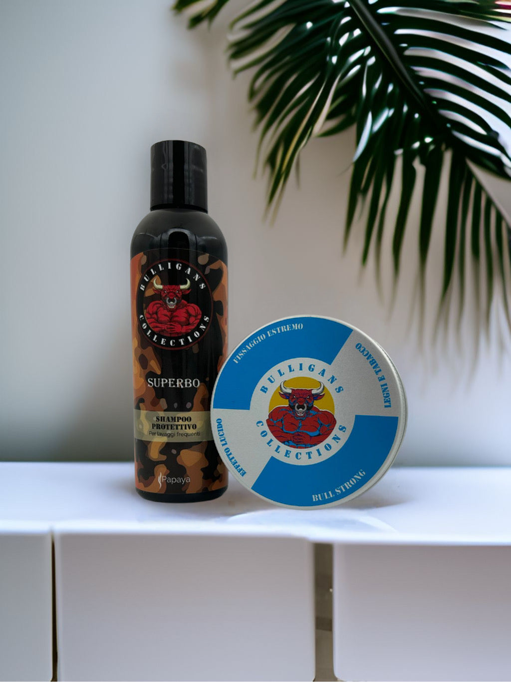 Box Eccellenza per Capelli - Shampoo, Cera Grande e Pettine | Bulligans