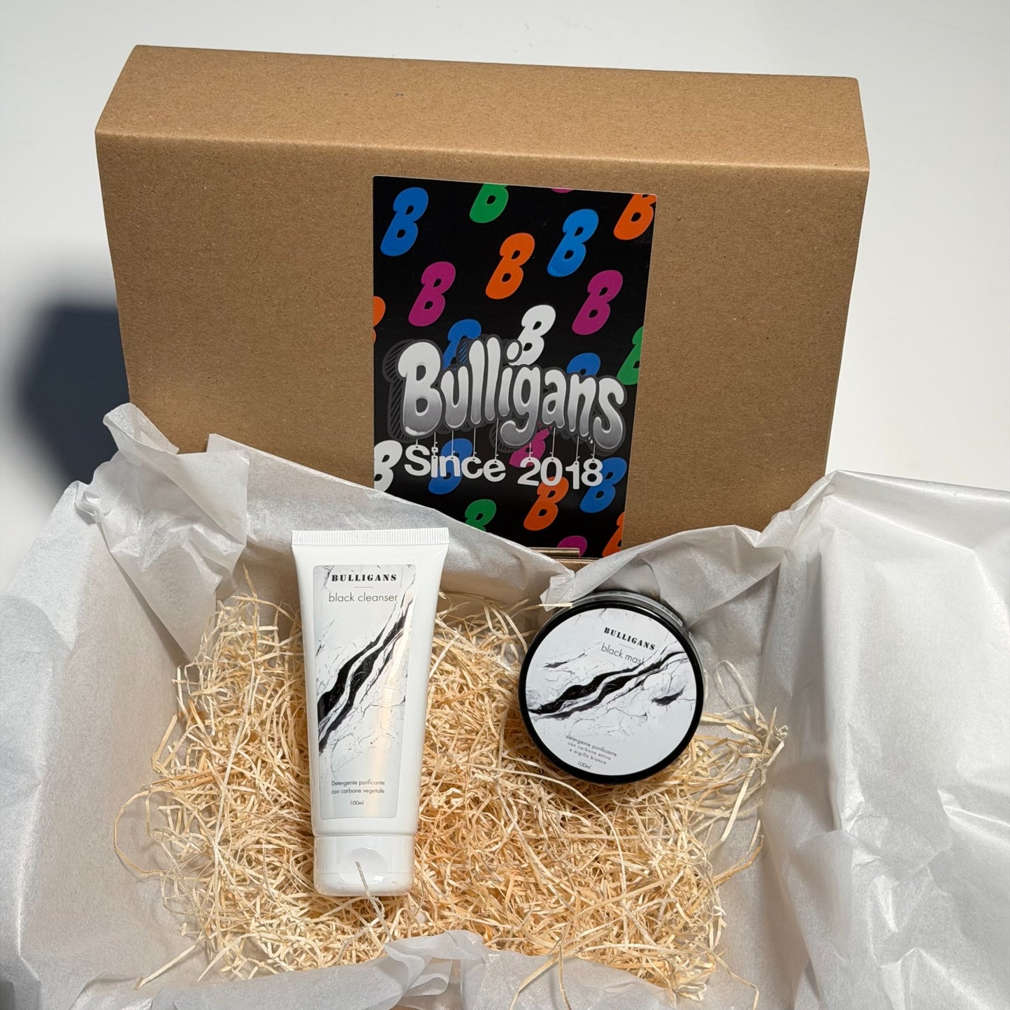 Box Skincare Pelle Grassa/Mista: Black Cleanser e Black Mask | Bulligans 