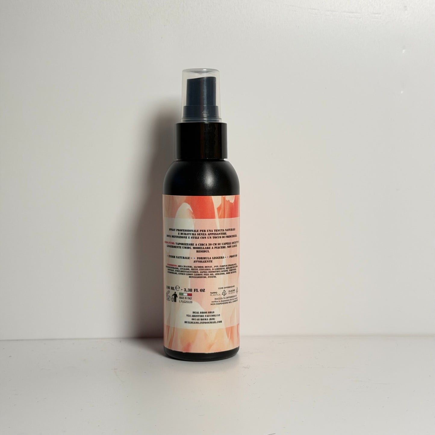 Sculpture Spray Pesca Bianca – Styling Professionale & Duraturo | Bulligans